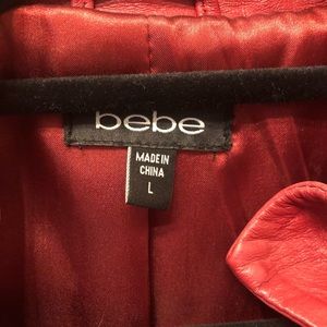 bebe Jackets & Coats - Bebe leather jacket bebe Jackets & Coats - Bebe leather jacket